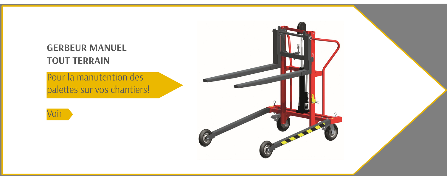 Gerbeur manuel tout terrain